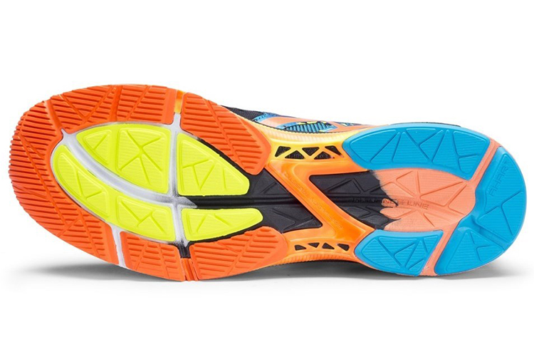 Shop ASICS Gel-Noosa Tri 10 'Tampalan Hitam Biru Oren' T530N-9030