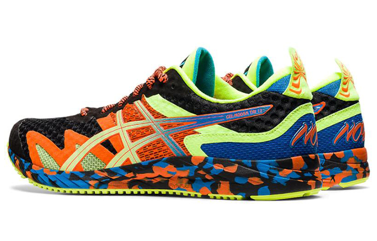 Shop ASICS Gel-Noosa Tri 12 Zwart/Oranje/Geel 1011B277-005