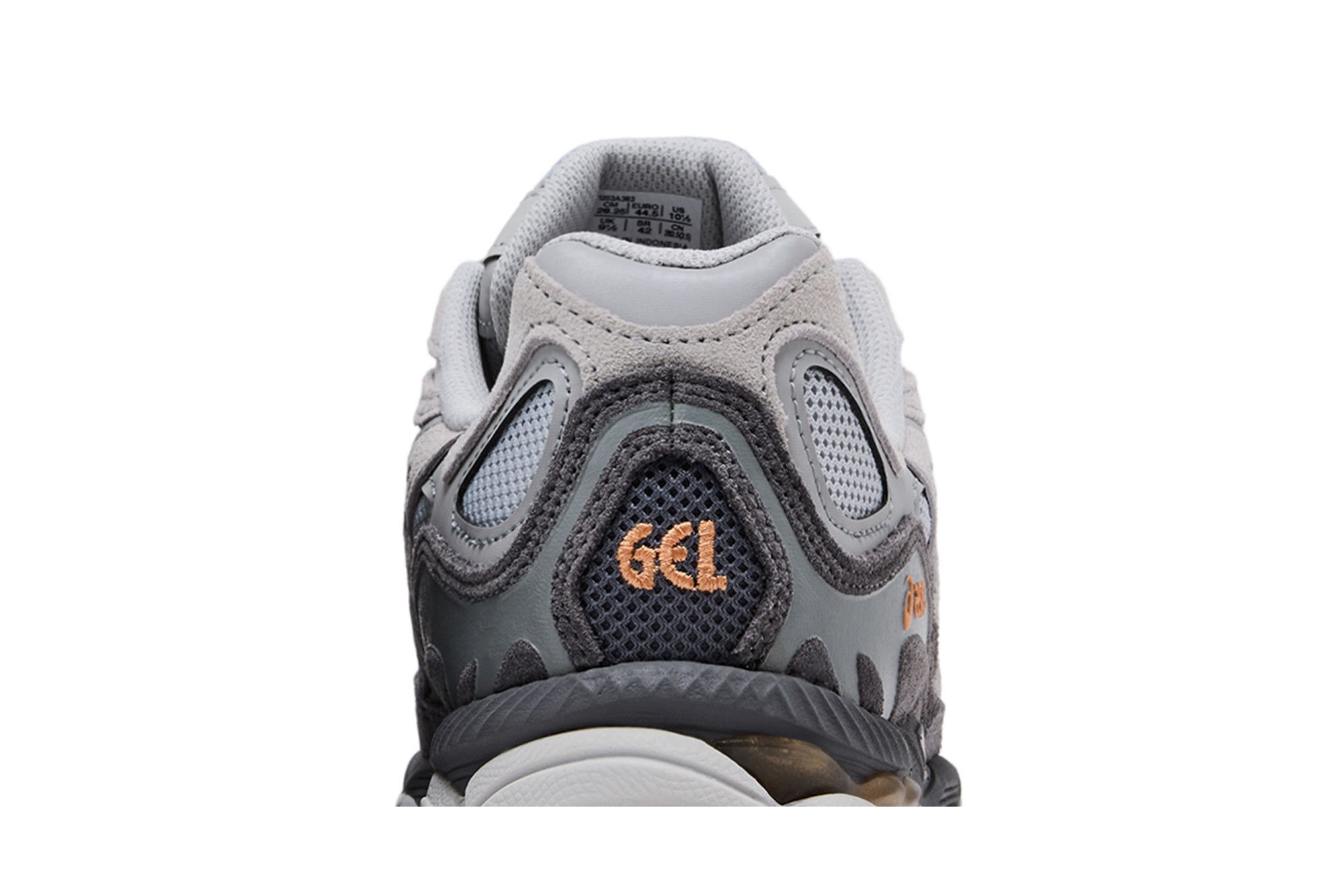 Sizing ASICS GEL-NYC 復古灰色透氣休閒慢跑鞋 1203A383-026