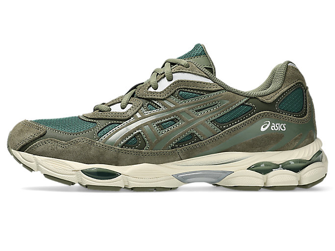 Cheap ASICS GEL-NYC ランニングシューズ グローブ/オリーブキャンバス 1203A739-300