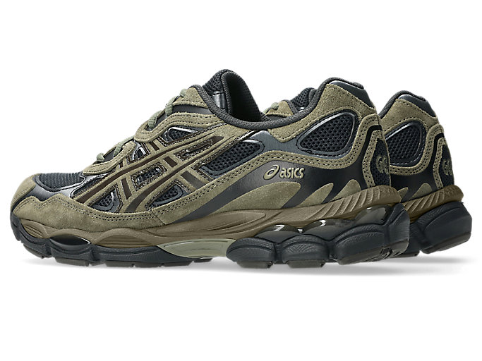 Shop ASICS GEL-NYC Running Shoes Loden Green/Graphite Grey 1203A383-303