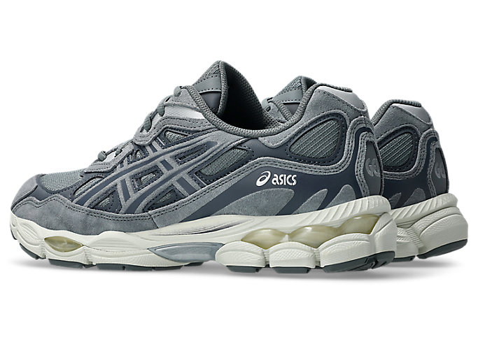 Shop ASICS GEL-NYC ランニングシューズ スティールグレー/キャリアグレー 1203A739-020