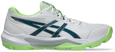 ASICS GEL-PEAKE 3 Cricket Shoes. White/Dark Teal 1113A057-103 ASICS GEL-PEAKE 3 Cricket Shoes. White/Dark Teal 1113A057-103