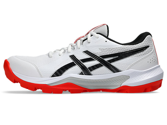 Cheap アシックス GEL-PEAKE 3 クリケットシューズ ホワイト/ブラック 1113A057-104