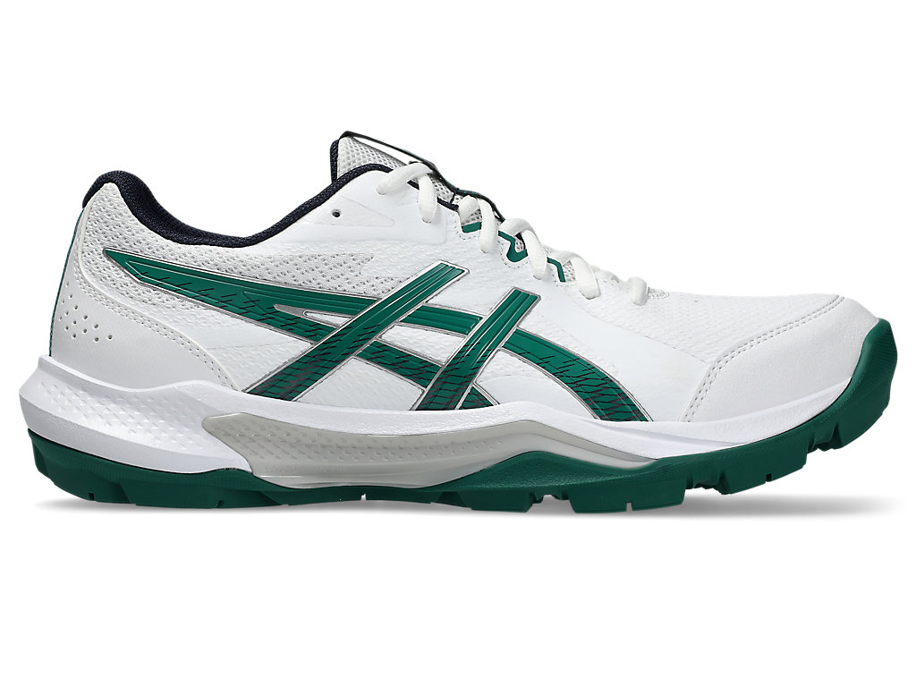 ASICS GEL-PEAKE 3 Cricket Shoes White/Jasper Green 1113A057-101