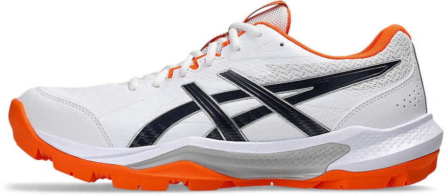 ASICS GEL-PEAKE 3 Cricket Shoes White/Midnight 1113A057-100 Cheap ASICS GEL-PEAKE 3 Cricket Shoes White/Midnight 1113A057-100