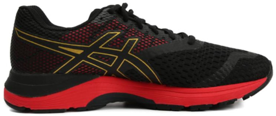 ASICS Gel-Pulse 10 'Hitam Emas Merah' 1011A604-001 Order ASICS Gel-Pulse 10 'Hitam Emas Merah' 1011A604-001