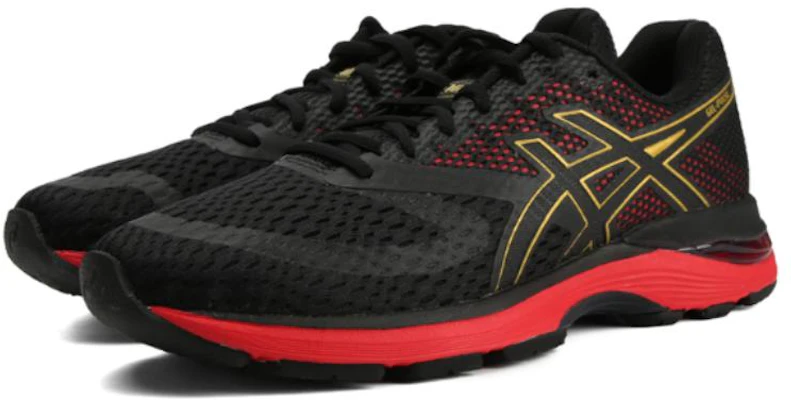ASICS Gel-Pulse 10 'Hitam Emas Merah' 1011A604-001 Shop ASICS Gel-Pulse 10 'Hitam Emas Merah' 1011A604-001