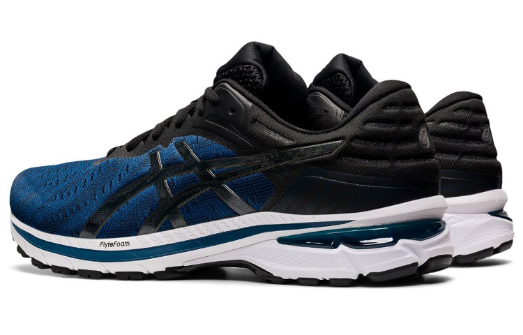 Shop Asics Gel-Pursue 7 舒適 耐磨 低筒 跑步鞋 男款 藍黑 2E寬