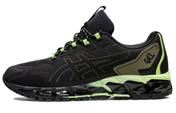 Buy Asics Gel-Quantum 360 6 舒適耐磨慢跑鞋 黑苔石綠