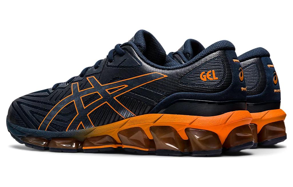 Shop Asics GEL-Quantum系列 360 7 耐磨透氣 低筒 跑步鞋 黑橙