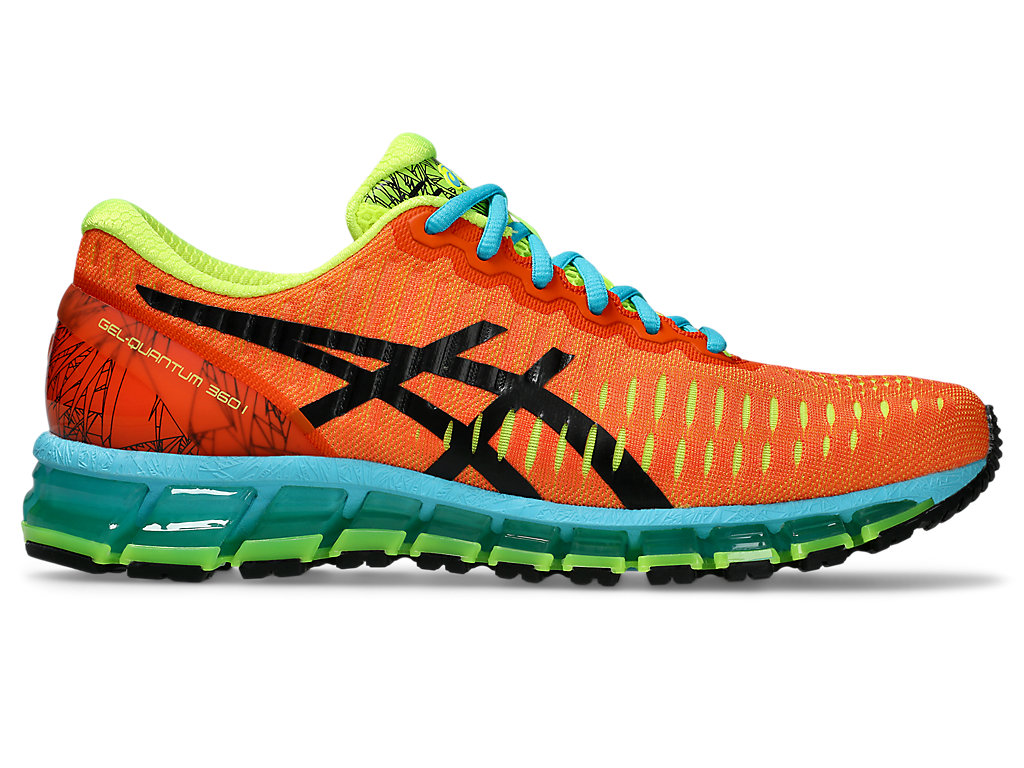 Buy ASICS GEL-QUANTUM 360 I 跑鞋 火辣紅/藍綠 1203A750-600