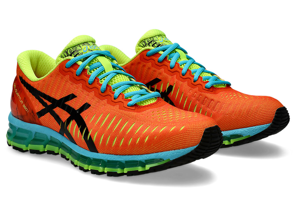 Order ASICS GEL-QUANTUM 360 I 跑鞋 火辣紅/藍綠 1203A750-600
