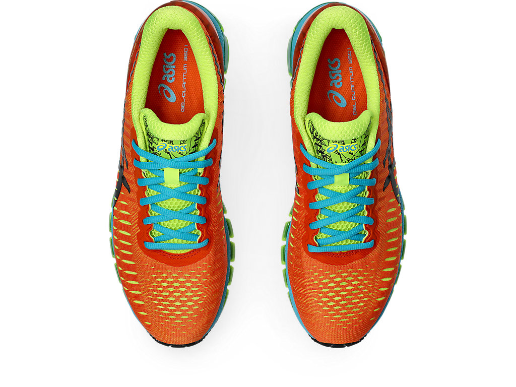 Details for ASICS GEL-QUANTUM 360 I 跑鞋 火辣紅/藍綠 1203A750-600