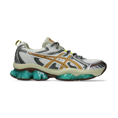 ASICS Gel-QNTM Kinetic Running Shoes White/Khaki