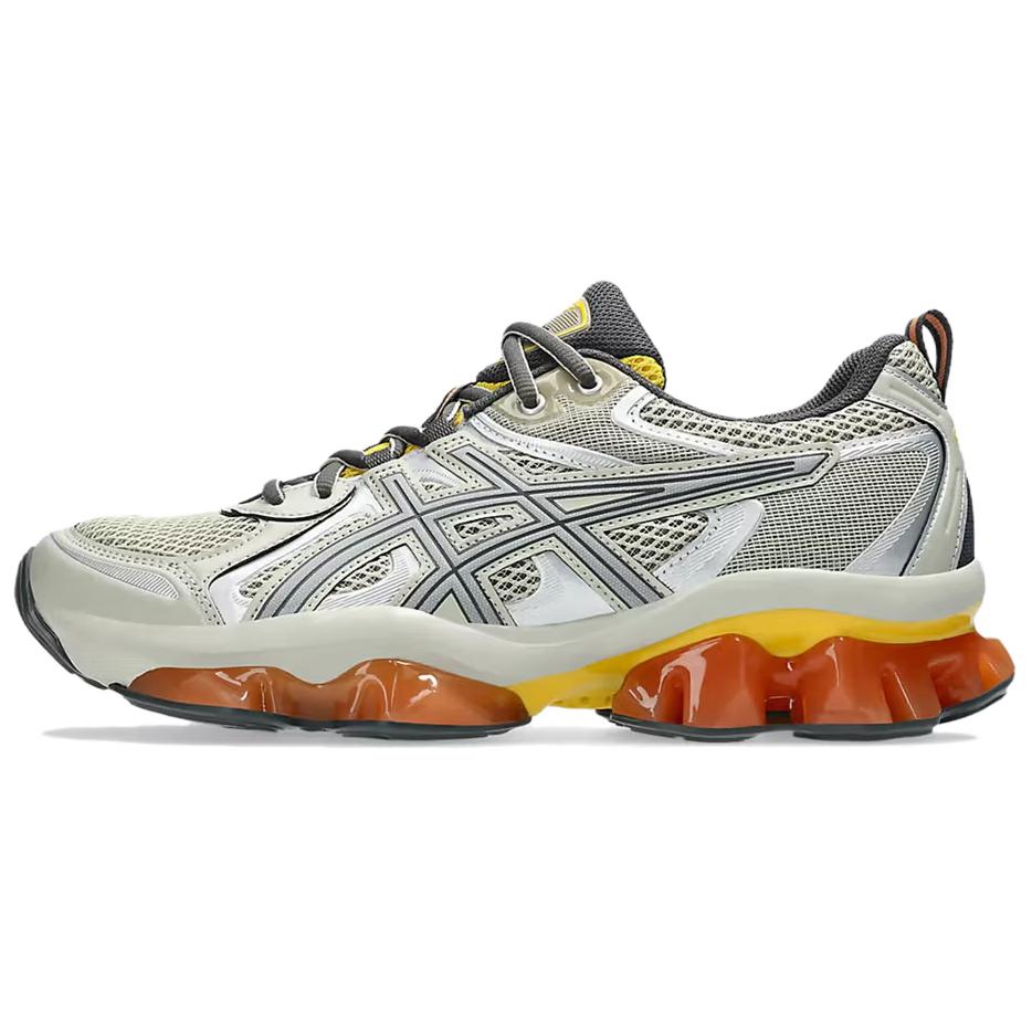 Asics GEL-Quantum Kinetic Silver Grey Low-Top Running Shoes Durable Comfort 1203A270-026