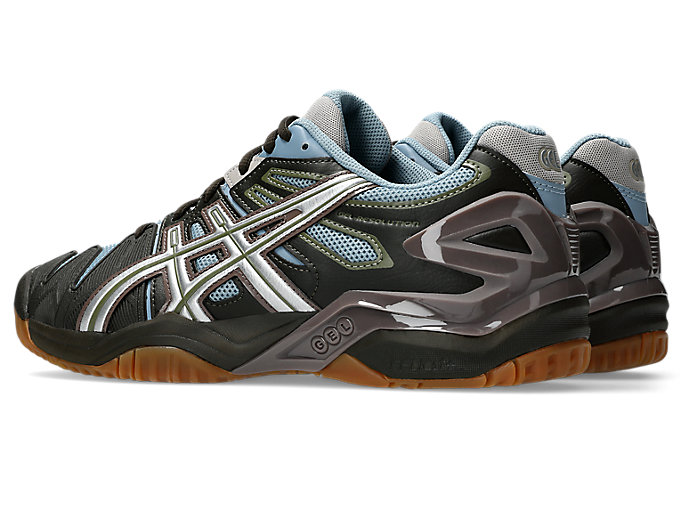 Lookbook ASICS GEL-RESOLUTION 5 網球鞋 石板藍/純銀配色 1203A901-402