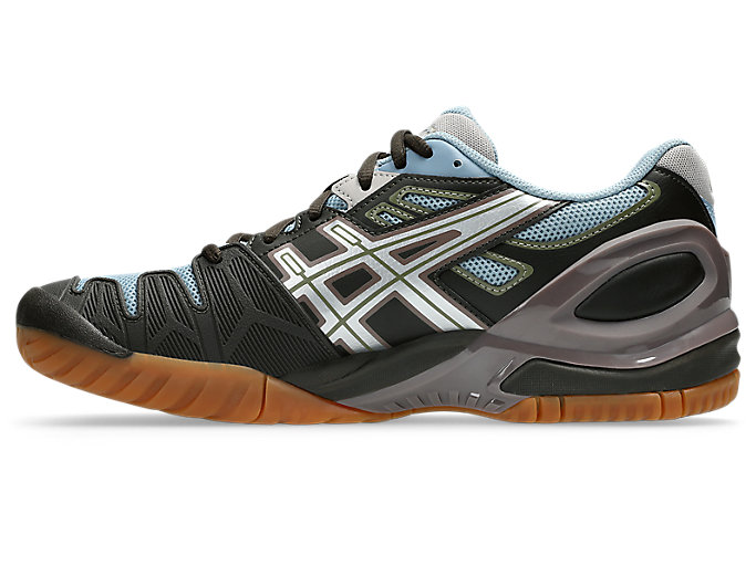 Shop ASICS GEL-RESOLUTION 5 網球鞋 石板藍/純銀配色 1203A901-402