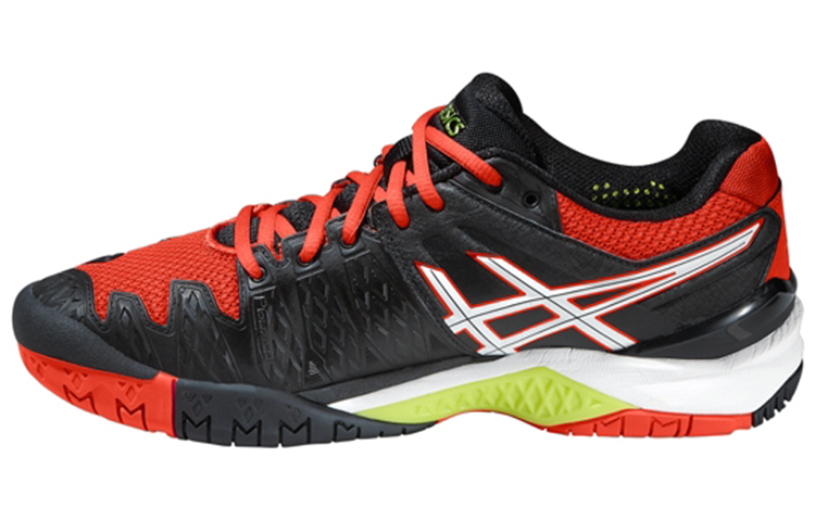 ASICS Gel-Resolution 6 'Black Red' E500Y-9001