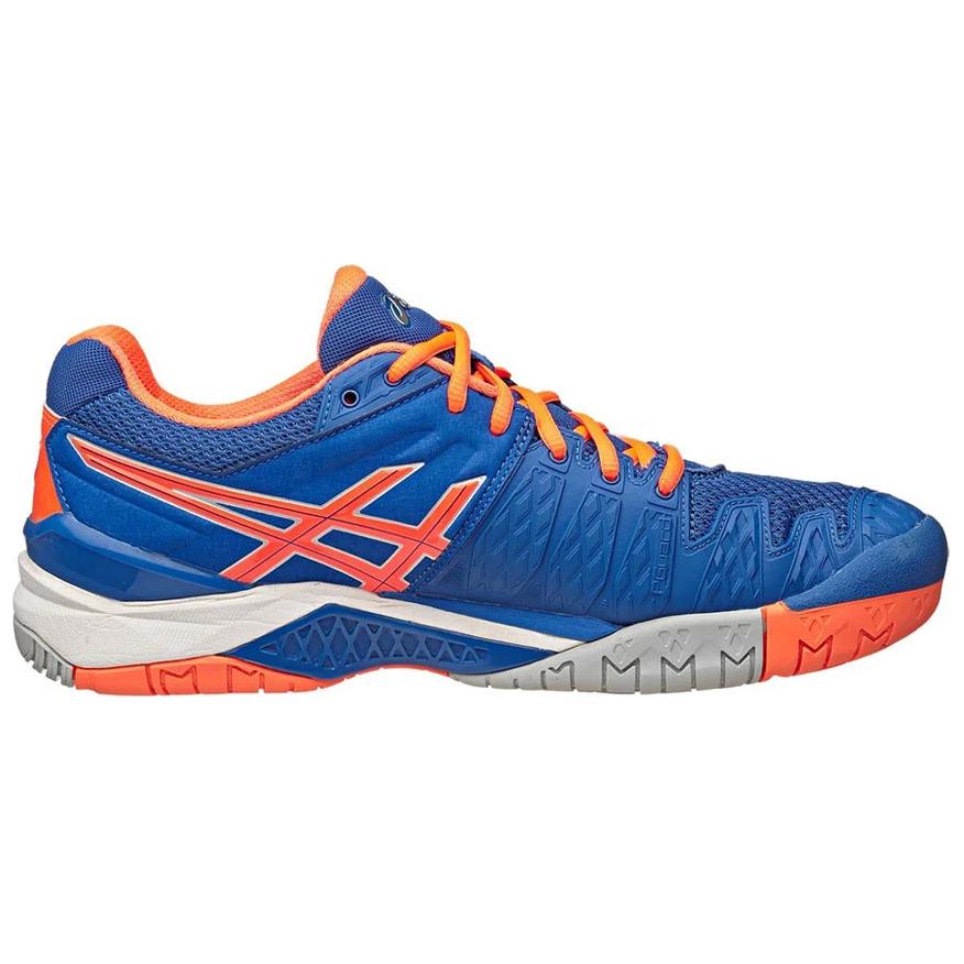Order 亚瑟士 Gel-Resolution 6 蓝橙色 运动鞋 E500Y-4230