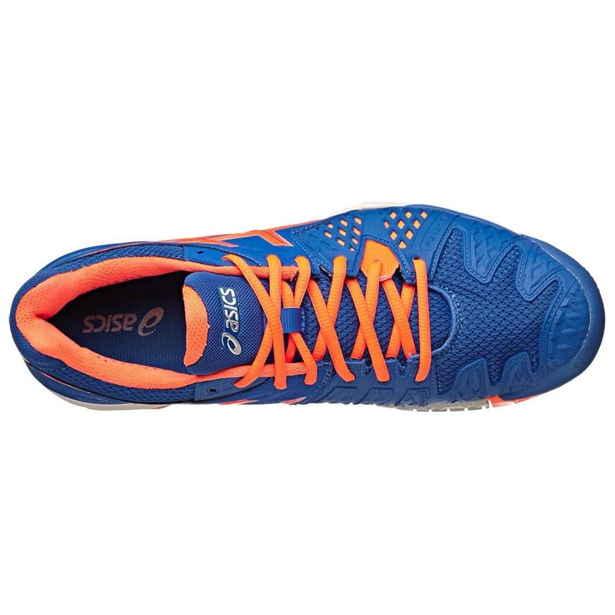 Lookbook 亚瑟士 Gel-Resolution 6 蓝橙色 运动鞋 E500Y-4230