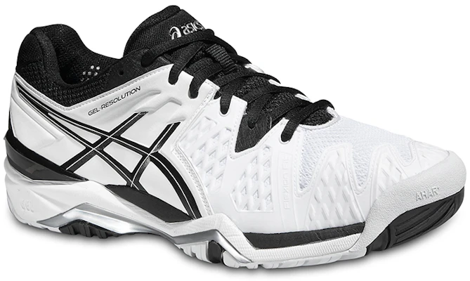 ASICS Gel-Resolution 6 ''Wit Zwart'' E500Y-0190 Shop ASICS Gel-Resolution 6 ''Wit Zwart'' E500Y-0190