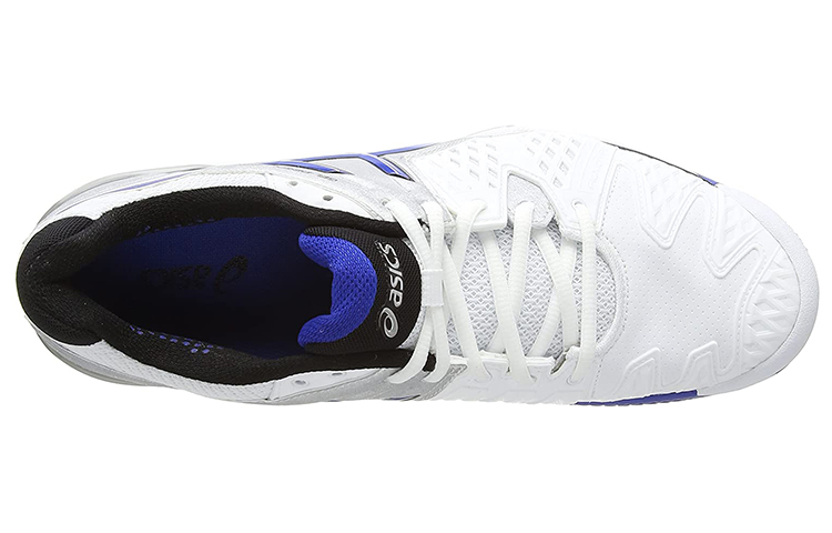 Shop ASICS Gel-Resolution 6 ''Blanc Bleu'' E500Y-0142