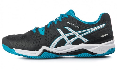 ASICS Gel-Resolution 6 Clay 'Hitam Biru' E503Y-9043 Buy ASICS Gel-Resolution 6 Clay 'Hitam Biru' E503Y-9043