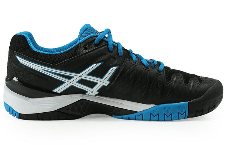 Order ASICS Gel-Resolution 6 低帮 '黑蓝' E500Y-9043
