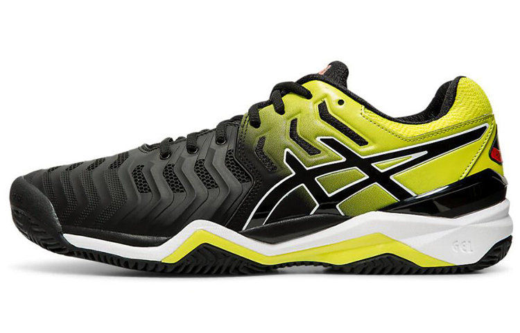 ASICS Gel-Resolution 7 Clay 'Black Yellow' E702Y-003