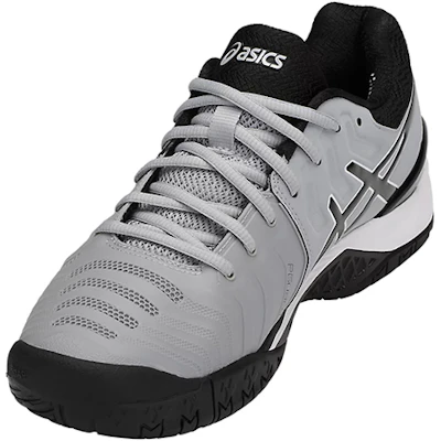 ASICS Gel Resolution 7 'Kasut Lari Bertapak Rendah Hitam Kelabu Tahan Lama Bernafas' E701Y-9690 Lookbook ASICS Gel Resolution 7 'Kasut Lari Bertapak Rendah Hitam Kelabu Tahan Lama Bernafas' E701Y-9690