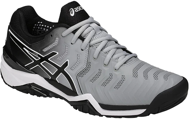 ASICS Gel Resolution 7 'Kasut Lari Bertapak Rendah Hitam Kelabu Tahan Lama Bernafas' E701Y-9690 Shop ASICS Gel Resolution 7 'Kasut Lari Bertapak Rendah Hitam Kelabu Tahan Lama Bernafas' E701Y-9690