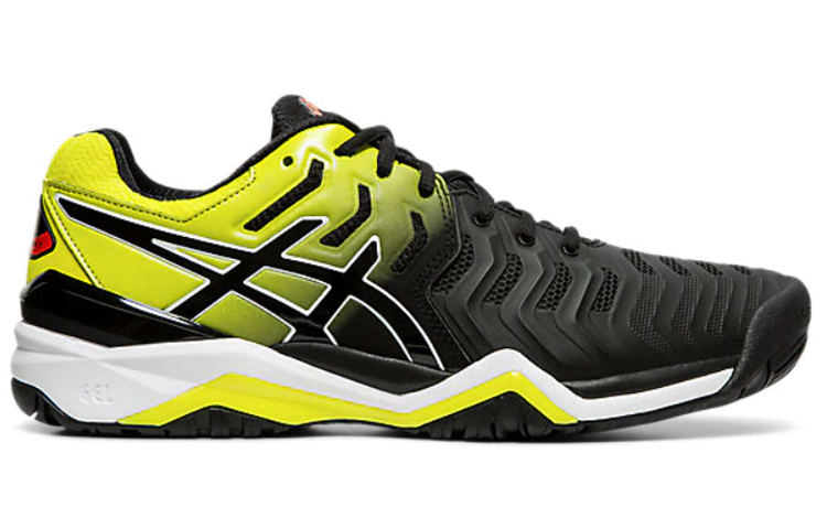 Order ASICS Gel-Resolution 7 Sneakers Black/Yellow E701Y-003