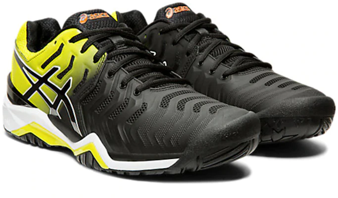 ASICS Gel-Resolution 7 Sneakers Black/Yellow E701Y-003 Lookbook ASICS Gel-Resolution 7 Sneakers Black/Yellow E701Y-003
