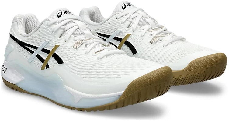 ASICS Gel-Resolution 9 'Putih Hitam Getah' 1041A453-100 Lookbook ASICS Gel-Resolution 9 'Putih Hitam Getah' 1041A453-100