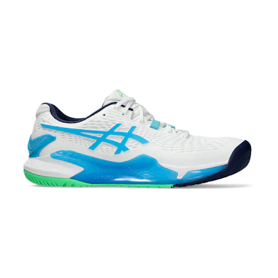ASICS Gel-Resolution 9 'White Digital Aqua'