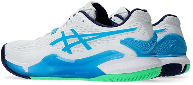 アシックス ゲルレゾリューション9 「ホワイト/デジタルアクア」 1041A330-103 Lookbook アシックス ゲルレゾリューション9 「ホワイト/デジタルアクア」 1041A330-103