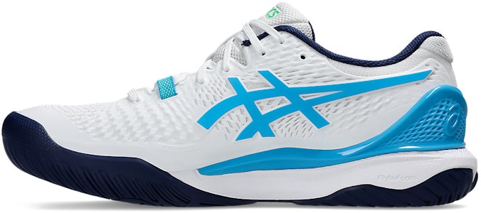 アシックス ゲルレゾリューション9 「ホワイト/デジタルアクア」 1041A330-103 Shop アシックス ゲルレゾリューション9 「ホワイト/デジタルアクア」 1041A330-103