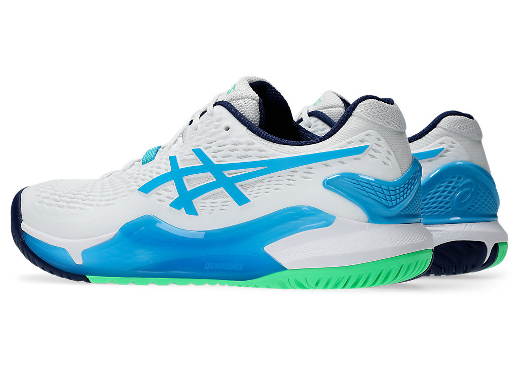 Shop ASICS Gel-Resolution 9 'Blanco Aqua Digital' 1041A330-103