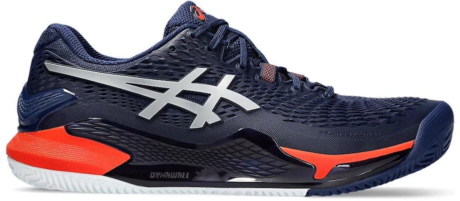 ASICS Gel-Resolution 9 Clay '蓝色蔓延银' 网球鞋 1041A375-402 Order ASICS Gel-Resolution 9 Clay '蓝色蔓延银' 网球鞋 1041A375-402