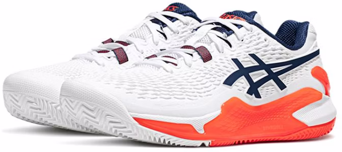 ASICS Gel-Resolution 9 Clay 'Blanco Azul Expanse' 1041A375-102 Order ASICS Gel-Resolution 9 Clay 'Blanco Azul Expanse' 1041A375-102