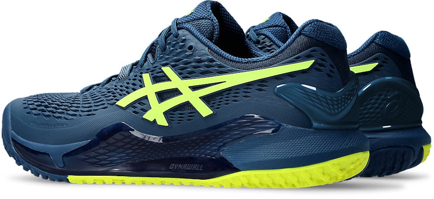 ASICS Gel-Resolution 9 Oc 'Biru Mako Kuning Keselamatan' 1041A377-404 Lookbook ASICS Gel-Resolution 9 Oc 'Biru Mako Kuning Keselamatan' 1041A377-404