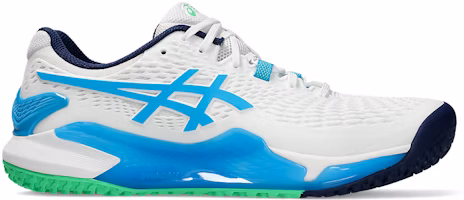 ASICS Gel-Resolution 9 Oc Wide 'White Digital Aqua' 1041A378-103 ASICS Gel-Resolution 9 Oc Wide 'White Digital Aqua' 1041A378-103