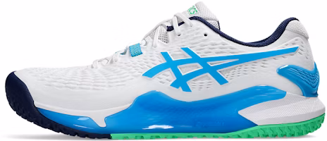ASICS Gel-Resolution 9 Oc Wide 'Blanco Aqua Digital'. 1041A378-103 Cheap ASICS Gel-Resolution 9 Oc Wide 'Blanco Aqua Digital'. 1041A378-103