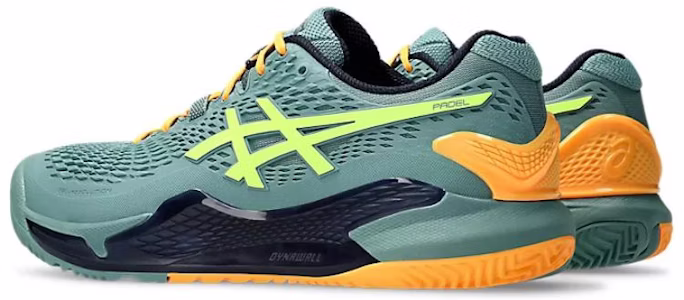 ASICS Gel-Resolution 9 Padel Celadon Kuning Keselamatan 1041A334-300 Lookbook ASICS Gel-Resolution 9 Padel Celadon Kuning Keselamatan 1041A334-300