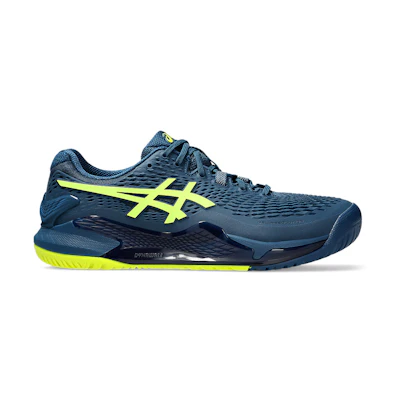 ASICS Gel-Resolution 9 Wide 'Mako Blue Safety Yellow'