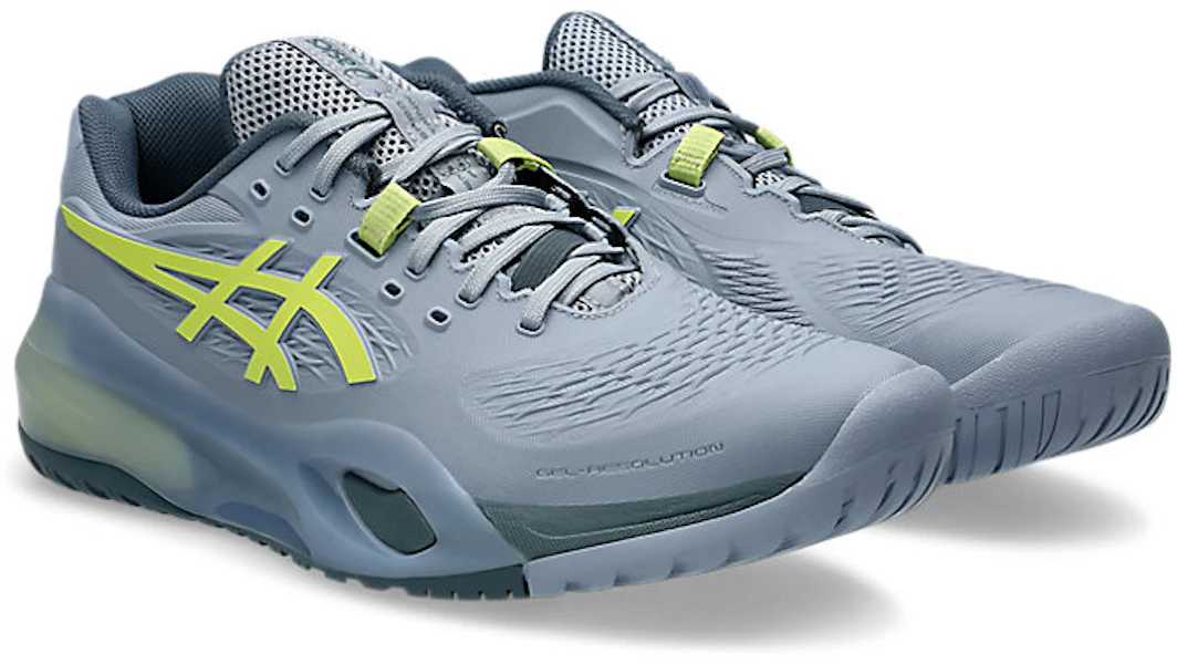 ASICS GEL-RESOLUTION X Sepatu Tenis All Court Abu Biru/Pistachio 1041A481-402 Lookbook ASICS GEL-RESOLUTION X Sepatu Tenis All Court Abu Biru/Pistachio 1041A481-402