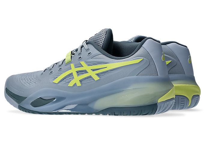 Shop ASICS GEL-RESOLUTION X Sepatu Tenis All Court Abu Biru/Pistachio 1041A481-402