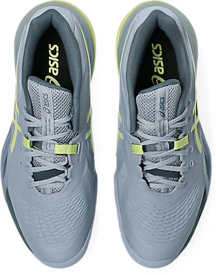 ASICS GEL-RESOLUTION X Sepatu Tenis All Court Abu Biru/Pistachio 1041A481-402 Sizing ASICS GEL-RESOLUTION X Sepatu Tenis All Court Abu Biru/Pistachio 1041A481-402