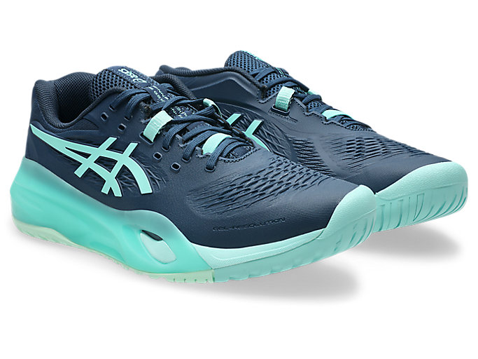 Order ASICS GEL-RESOLUTION X 網球鞋 夜空/薄荷綠 (全場適用) 1041A481-404